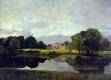 Teich See Wassfall Werke - Malvern Hall Romantische Landschaft John Constable